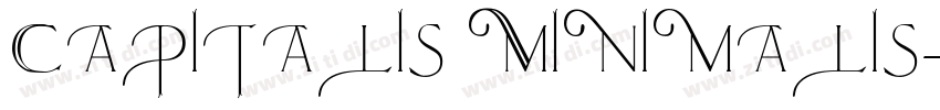 Capitalis Minimalis字体转换